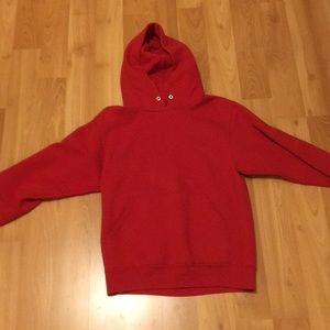 Red sweatshirt